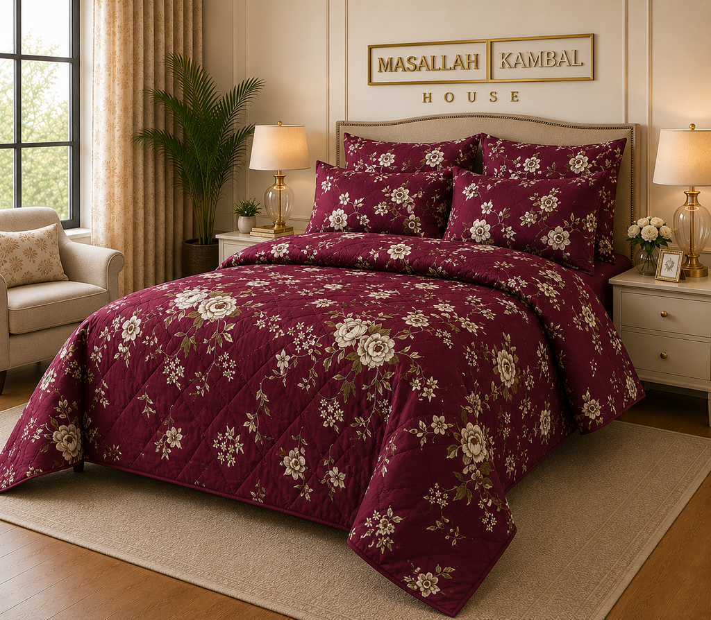 “Luxury hotel-style comforter set”