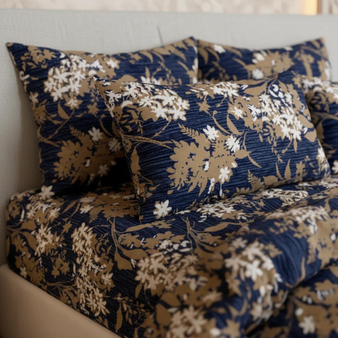 Premium 7-Piece Comforter Set – Elegant Printed Micro Cotton Bedding