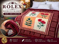 ROLEX Double Ply Blanket – Premium Soft Winter Blanket