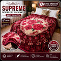 SUPREME Double Ply Blanket – Luxury Floral Centerpiece Blanket