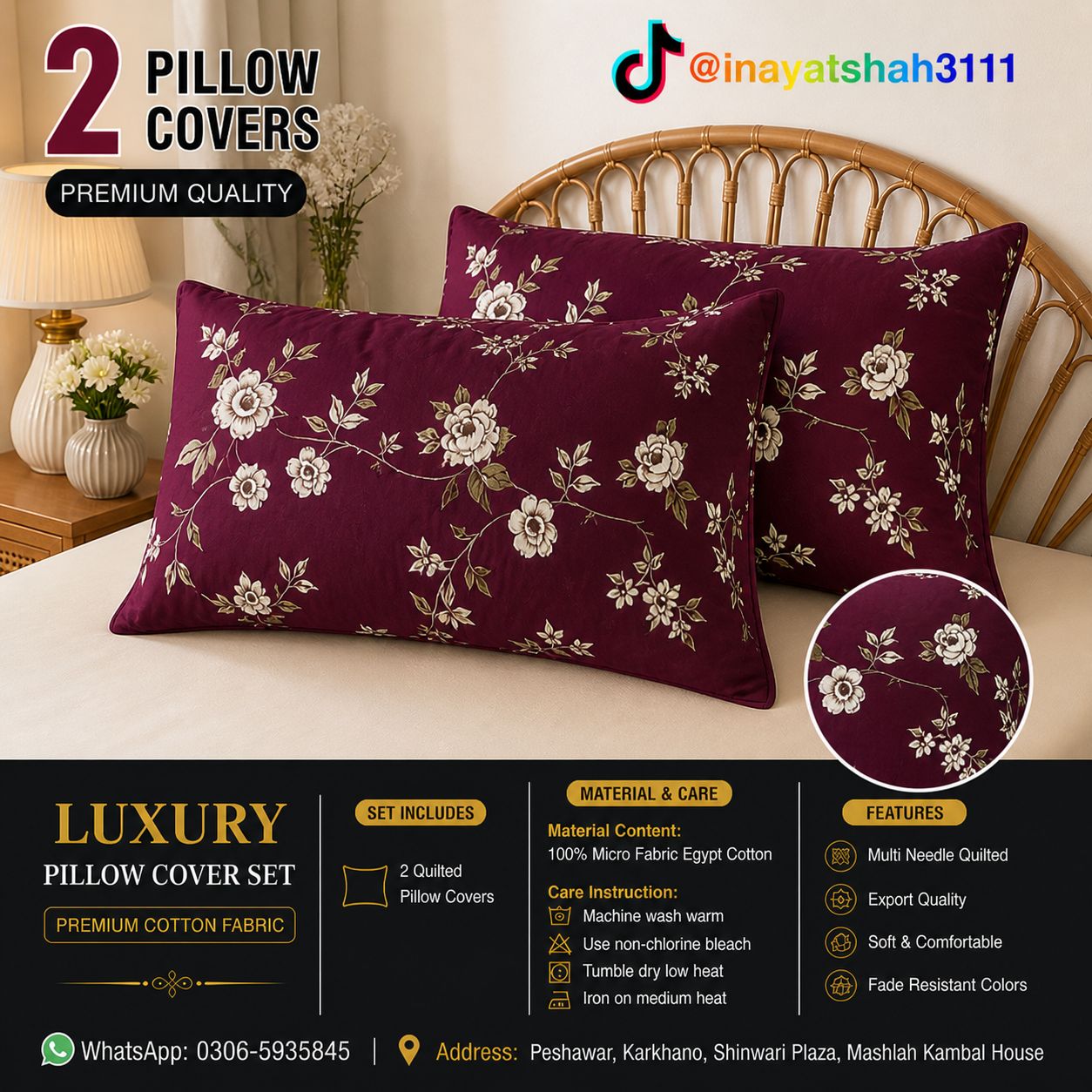 “Luxury hotel-style comforter set”
