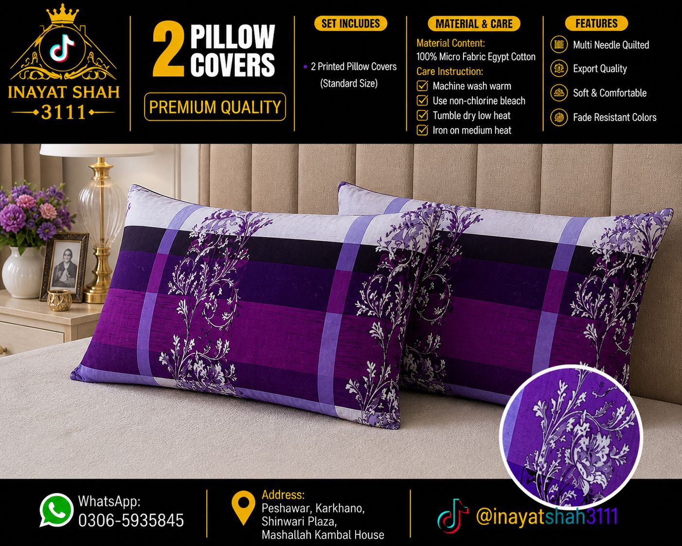 “Luxury hotel-style comforter set”
