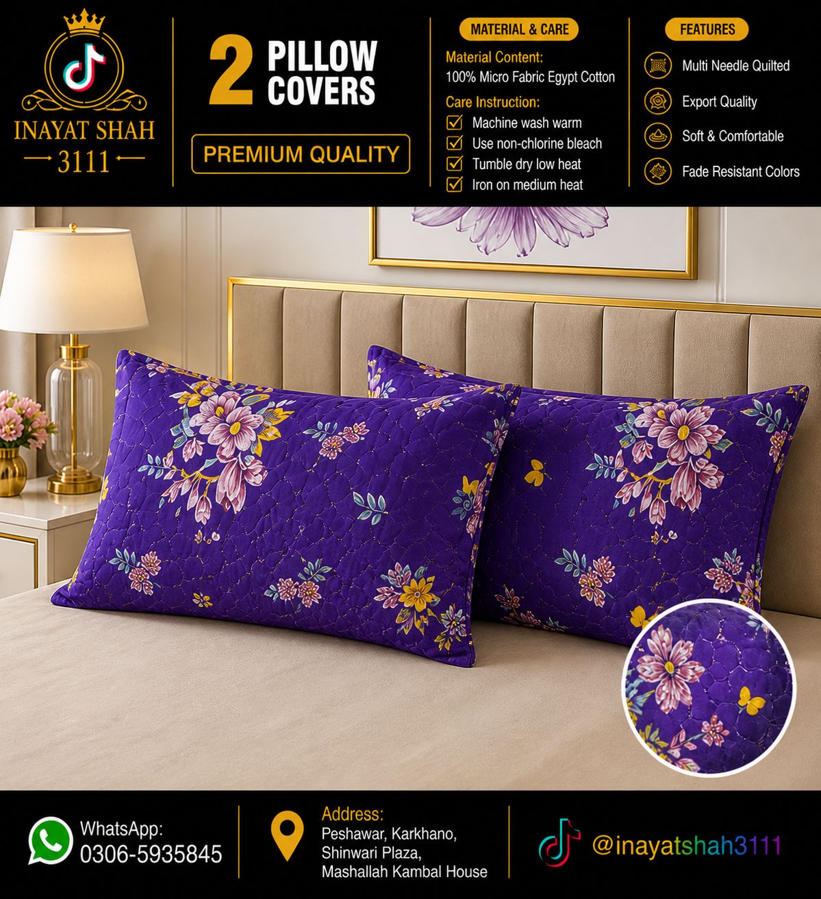 “Luxury hotel-style comforter set”