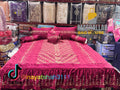 Luxury Bridal 9-Piece Embroidered Bedsheet & Quilted Razai Set –