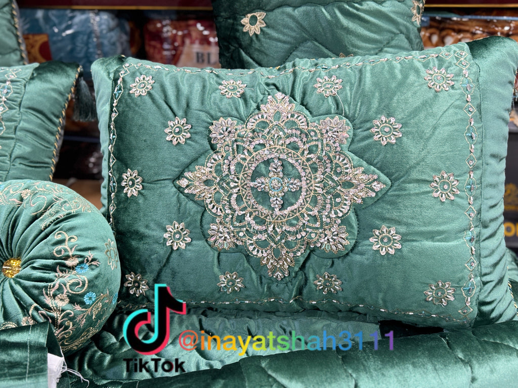 Handmade 13-Piece Razai Set – Premium Leather Cloth