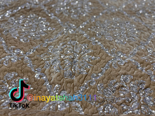 3-Piece Bed Sheet Set – Premium Leather Touch Shining Sitara Design