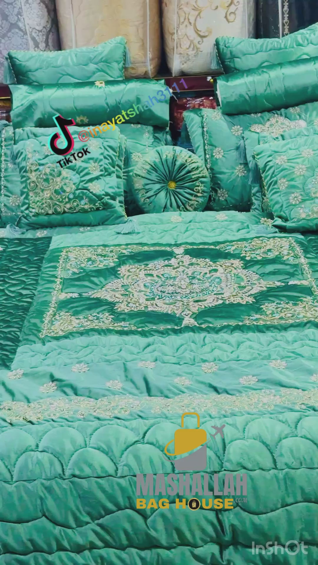 Handmade 13-Piece Razai Set – Premium Leather Cloth